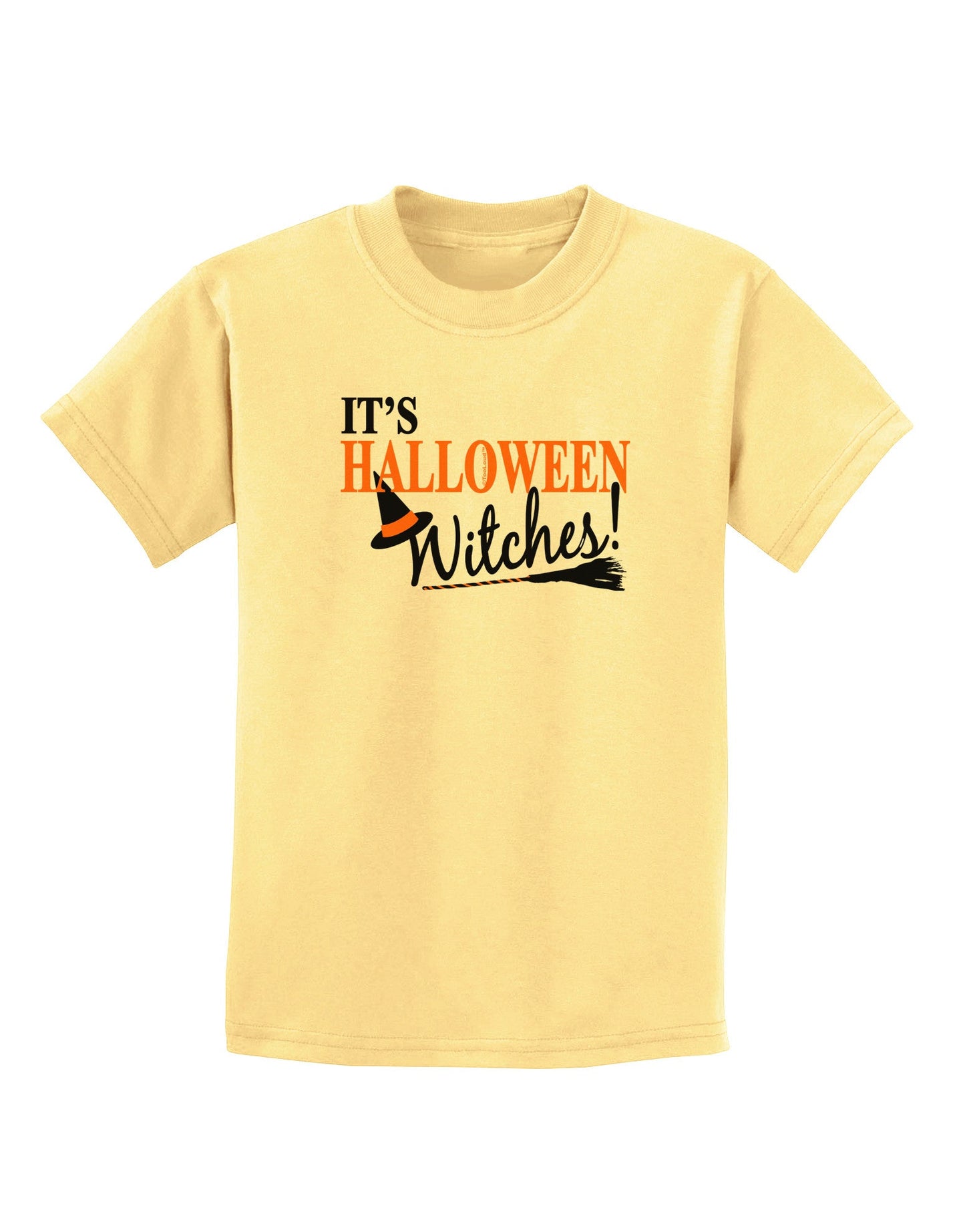 It's Halloween Witches Hat Childrens T-Shirt-Childrens T-Shirt-TooLoud-Daffodil-Yellow-X-Small-Davson Sales