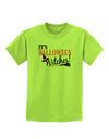 It's Halloween Witches Hat Childrens T-Shirt-Childrens T-Shirt-TooLoud-Lime-Green-X-Small-Davson Sales