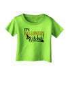 It's Halloween Witches Hat Infant T-Shirt-Infant T-Shirt-TooLoud-Lime-Green-06-Months-Davson Sales