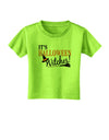 It's Halloween Witches Hat Toddler T-Shirt-Toddler T-Shirt-TooLoud-Lime-Green-2T-Davson Sales