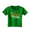 It's Halloween Witches Hat Toddler T-Shirt Dark-Toddler T-Shirt-TooLoud-Clover-Green-2T-Davson Sales