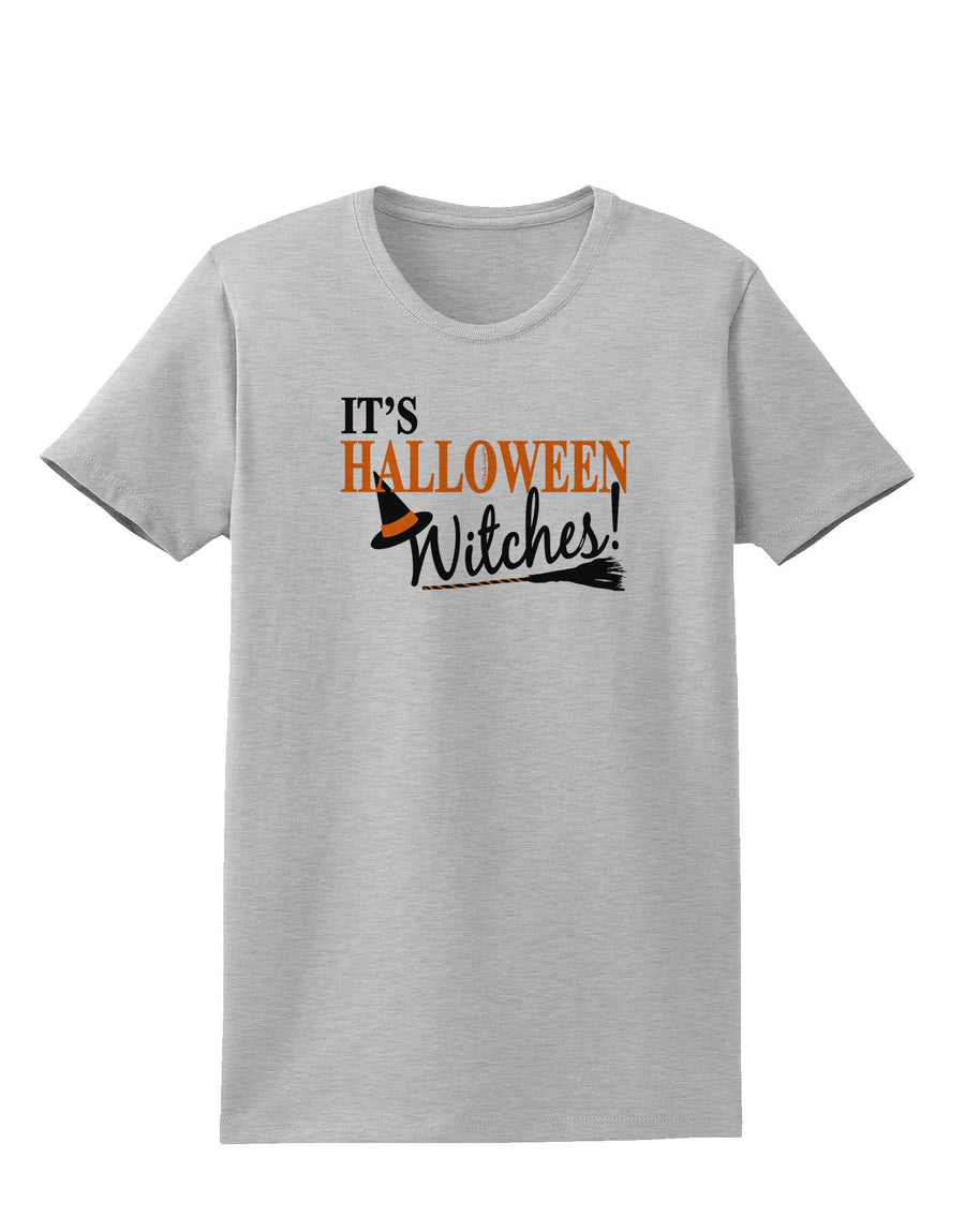 It's Halloween Witches Hat Womens T-Shirt-Womens T-Shirt-TooLoud-White-X-Small-Davson Sales