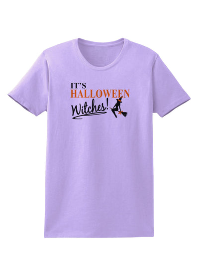 It's Halloween Witches Womens T-Shirt-Womens T-Shirt-TooLoud-Lavender-X-Small-Davson Sales