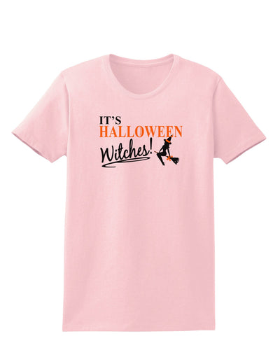 It's Halloween Witches Womens T-Shirt-Womens T-Shirt-TooLoud-PalePink-X-Small-Davson Sales