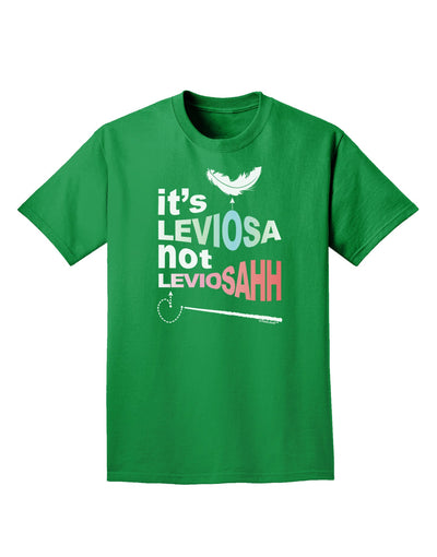 It's LeviOsa not LeviosAHH Adult Dark T-Shirt-Mens T-Shirt-TooLoud-Kelly-Green-Small-Davson Sales