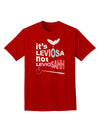 It's LeviOsa not LeviosAHH Adult Dark T-Shirt-Mens T-Shirt-TooLoud-Red-Small-Davson Sales