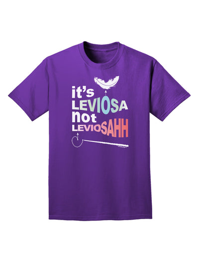 It's LeviOsa not LeviosAHH Adult Dark T-Shirt-Mens T-Shirt-TooLoud-Purple-Small-Davson Sales