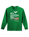 It's LeviOsa not LeviosAHH Adult Long Sleeve Dark T-Shirt-TooLoud-Kelly-Green-Small-Davson Sales