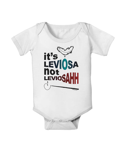 It's LeviOsa not LeviosAHH Baby Romper Bodysuit-Baby Romper-TooLoud-White-06-Months-Davson Sales