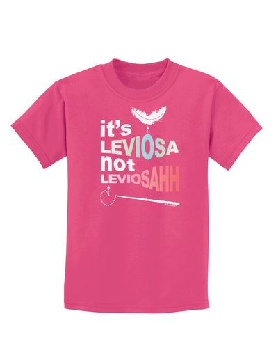 It's LeviOsa not LeviosAHH Childrens Dark T-Shirt-Childrens T-Shirt-TooLoud-Sangria-X-Small-Davson Sales