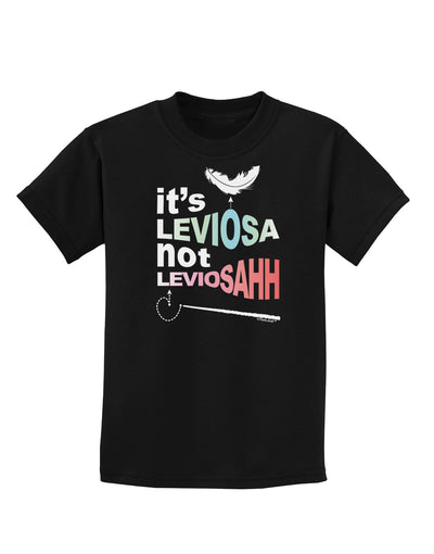 It's LeviOsa not LeviosAHH Childrens Dark T-Shirt-Childrens T-Shirt-TooLoud-Black-X-Small-Davson Sales