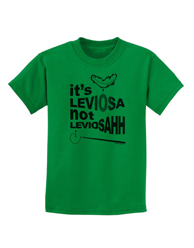 It's LeviOsa not LeviosAHH Childrens T-Shirt-Childrens T-Shirt-TooLoud-Kelly-Green-X-Small-Davson Sales