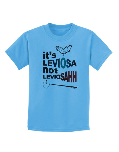 It's LeviOsa not LeviosAHH Childrens T-Shirt-Childrens T-Shirt-TooLoud-Aquatic-Blue-X-Small-Davson Sales