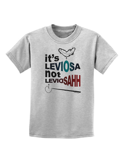 It's LeviOsa not LeviosAHH Childrens T-Shirt-Childrens T-Shirt-TooLoud-AshGray-X-Small-Davson Sales