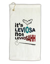 It's LeviOsa not LeviosAHH Micro Terry Gromet Golf Towel 16 x 25 inch-Golf Towel-TooLoud-White-Davson Sales