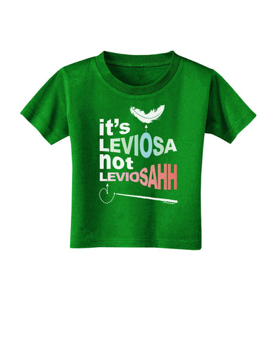 It's LeviOsa not LeviosAHH Toddler T-Shirt Dark-Toddler T-Shirt-TooLoud-Clover-Green-2T-Davson Sales