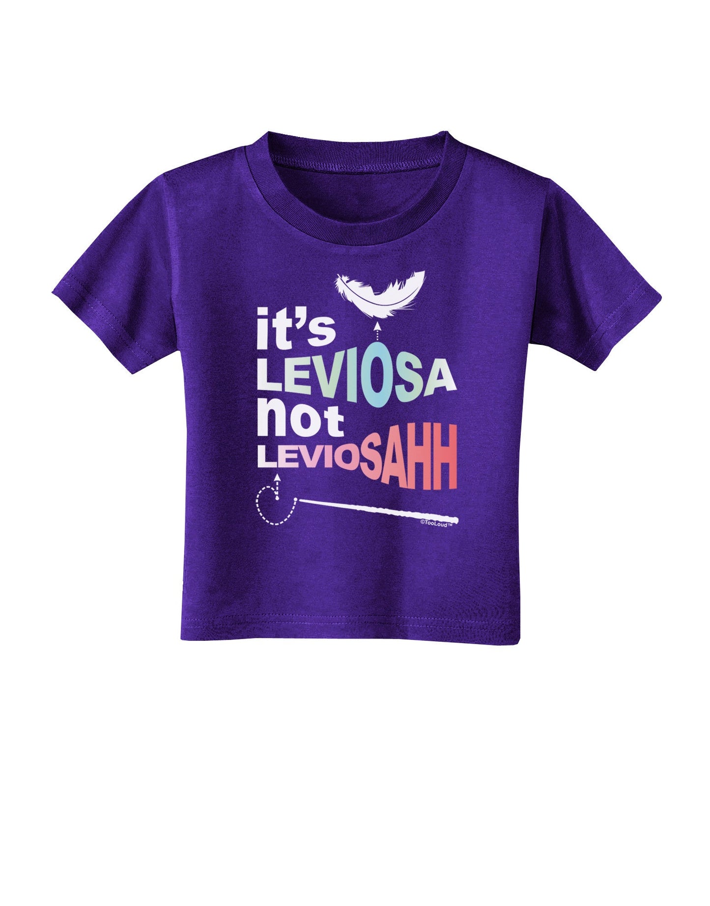 It's LeviOsa not LeviosAHH Toddler T-Shirt Dark-Toddler T-Shirt-TooLoud-Purple-2T-Davson Sales