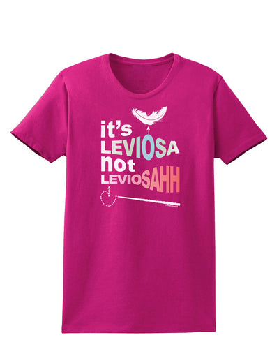 It's LeviOsa not LeviosAHH Womens Dark T-Shirt-TooLoud-Hot-Pink-Small-Davson Sales