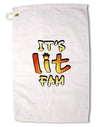 It's Lit Fam Premium Cotton Golf Towel - 16 x 25 inch-Golf Towel-TooLoud-16x25"-Davson Sales