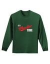 It's Mueller Time Anti-Trump Funny Adult Long Sleeve Dark T-Shirt by TooLoud-TooLoud-Dark-Green-Small-Davson Sales
