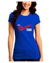 It's Mueller Time Anti-Trump Funny Juniors Petite Crew Dark T-Shirt by TooLoud-T-Shirts Juniors Tops-TooLoud-Royal-Blue-Juniors Fitted Small-Davson Sales