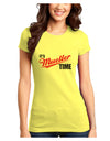 It's Mueller Time Anti-Trump Funny Juniors Petite T-Shirt by TooLoud-T-Shirts Juniors Tops-TooLoud-Yellow-Juniors Fitted X-Small-Davson Sales