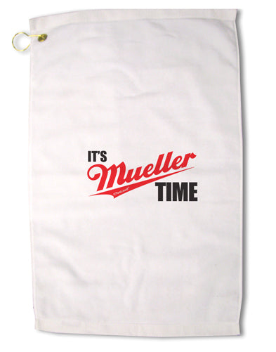It's Mueller Time Anti-Trump Funny Premium Cotton Golf Towel - 16 x 25 inch by TooLoud-Golf Towel-TooLoud-16x25"-Davson Sales