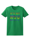 It's My Birthday - Candy Colored Dots Womens Dark T-Shirt by TooLoud-Womens T-Shirt-TooLoud-Kelly-Green-X-Small-Davson Sales