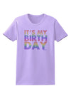 It's My Birthday - Candy Colored Dots Womens T-Shirt by TooLoud-Womens T-Shirt-TooLoud-Lavender-X-Small-Davson Sales