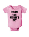 It's My First Father's Day Baby Romper Bodysuit-Baby Romper-TooLoud-Light-Pink-06-Months-Davson Sales