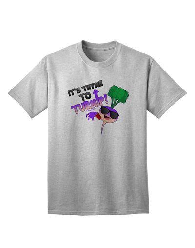 It's Thyme To Turnip Adult T-Shirt-unisex t-shirt-TooLoud-AshGray-Small-Davson Sales