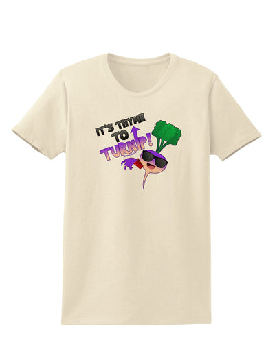 It's Thyme To Turnip Womens T-Shirt-Womens T-Shirt-TooLoud-Natural-X-Small-Davson Sales