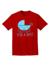 It's a Boy - Baby Boy Carriage Adult Dark T-Shirt-Mens T-Shirt-TooLoud-Red-Small-Davson Sales