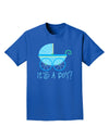 It's a Boy - Baby Boy Carriage Adult Dark T-Shirt-Mens T-Shirt-TooLoud-Royal-Blue-Small-Davson Sales