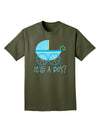 It's a Boy - Baby Boy Carriage Adult Dark T-Shirt-Mens T-Shirt-TooLoud-Military-Green-Small-Davson Sales