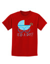 It's a Boy - Baby Boy Carriage Childrens Dark T-Shirt-Childrens T-Shirt-TooLoud-Red-X-Small-Davson Sales