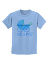 It's a Boy - Baby Boy Carriage Childrens T-Shirt-Childrens T-Shirt-TooLoud-Light-Blue-X-Small-Davson Sales