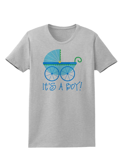 It's a Boy - Baby Boy Carriage Womens T-Shirt-Womens T-Shirt-TooLoud-AshGray-X-Small-Davson Sales