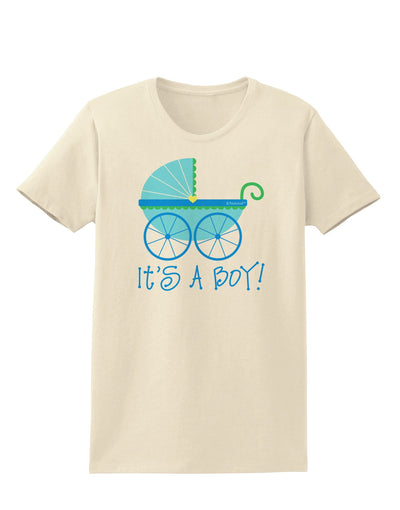 It's a Boy - Baby Boy Carriage Womens T-Shirt-Womens T-Shirt-TooLoud-Natural-X-Small-Davson Sales