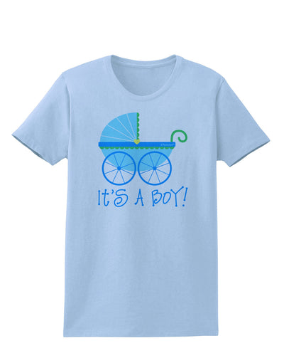 It's a Boy - Baby Boy Carriage Womens T-Shirt-Womens T-Shirt-TooLoud-Light-Blue-X-Small-Davson Sales