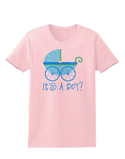 It's a Boy - Baby Boy Carriage Womens T-Shirt-Womens T-Shirt-TooLoud-PalePink-X-Small-Davson Sales