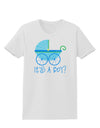 It's a Boy - Baby Boy Carriage Womens T-Shirt-Womens T-Shirt-TooLoud-White-X-Small-Davson Sales