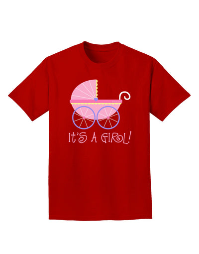 It's a Girl - Baby Carriage Adult Dark T-Shirt-Mens T-Shirt-TooLoud-Red-Small-Davson Sales