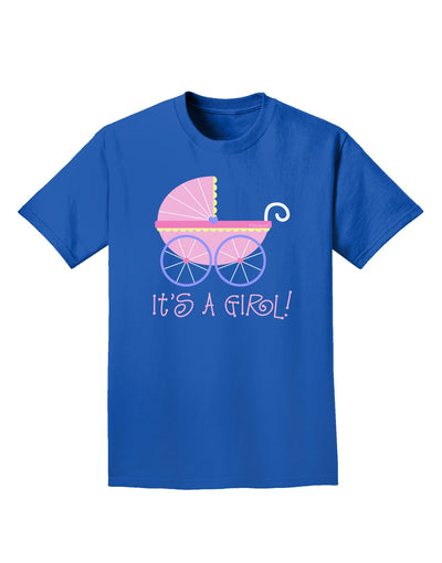 It's a Girl - Baby Carriage Adult Dark T-Shirt-Mens T-Shirt-TooLoud-Royal-Blue-Small-Davson Sales