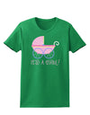 It's a Girl - Baby Carriage Womens Dark T-Shirt-TooLoud-Kelly-Green-X-Small-Davson Sales