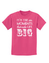 It’s the Little Moments that Make Life Big Childrens Dark T-Shirt-Childrens T-Shirt-TooLoud-Sangria-X-Small-Davson Sales