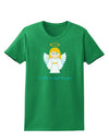 I've Been An Angel This Year Cute Christmas Angel Womens Dark T-Shirt-TooLoud-Kelly-Green-X-Small-Davson Sales