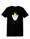 I've Been An Angel This Year Cute Christmas Angel Womens Dark T-Shirt-TooLoud-Black-X-Small-Davson Sales