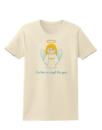 I've Been An Angel This Year Cute Christmas Angel Womens T-Shirt-Womens T-Shirt-TooLoud-Natural-X-Small-Davson Sales