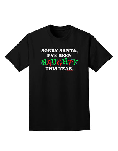 I've Been Naughty This Year Adult Dark T-Shirt-Mens T-Shirt-TooLoud-Black-Small-Davson Sales